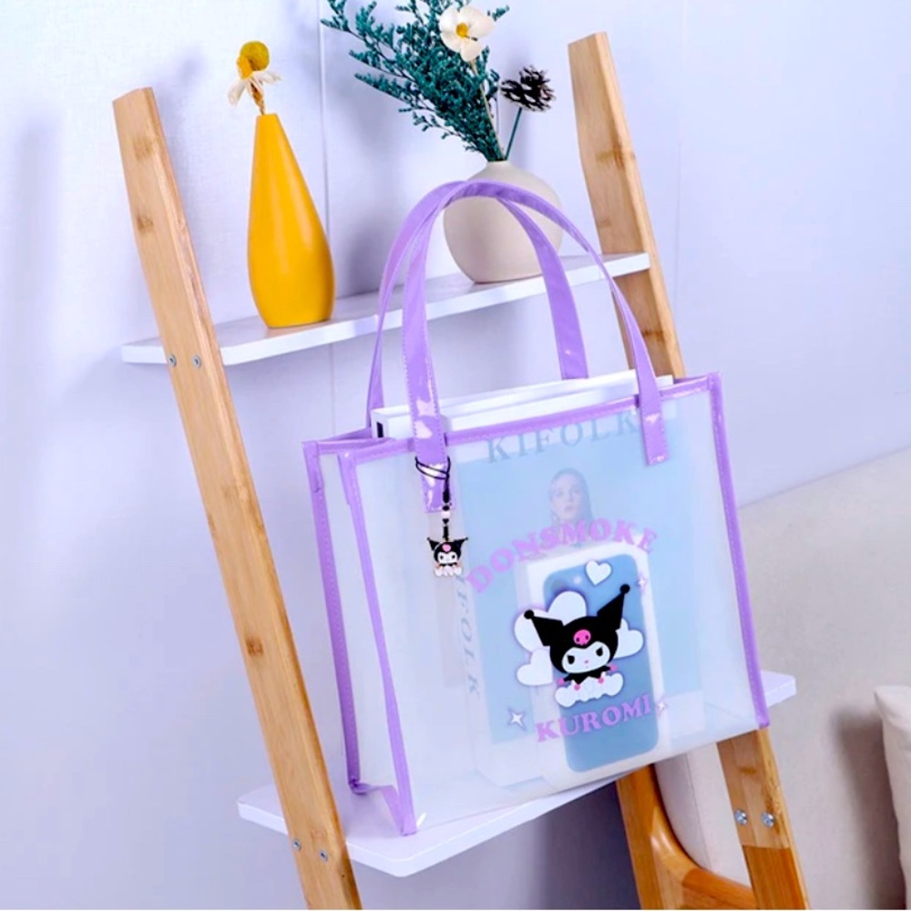 Sanrio Kuromi Clear Tote Bag